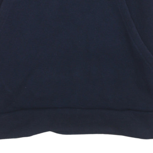 Adidas Boys Red and Blue Pullover Hoodie 15-16 Years Regular Fit