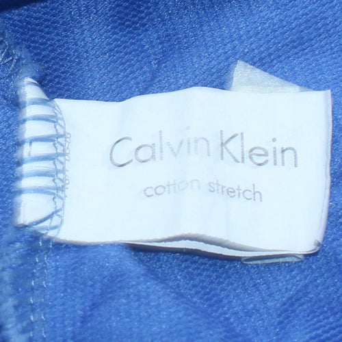 Calvin Klein Jeans Men's Blue Regular Fit Pullover Hoodie M