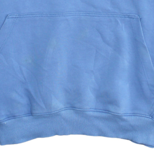 Calvin Klein Jeans Men's Blue Regular Fit Pullover Hoodie M