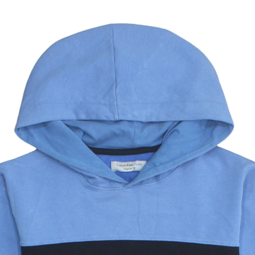 Calvin Klein Jeans Men's Blue Regular Fit Pullover Hoodie M