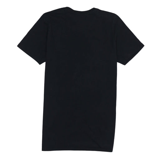 Nike Men's Black Red Swoosh Athletic Cut Cotton T-Shirt Size S