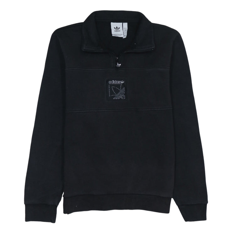 Adidas Men’s Black XS 1/4 Zip Fleece Sweatshirt Pullover