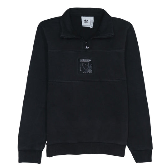 Adidas Men’s Black XS 1/4 Zip Fleece Sweatshirt Pullover