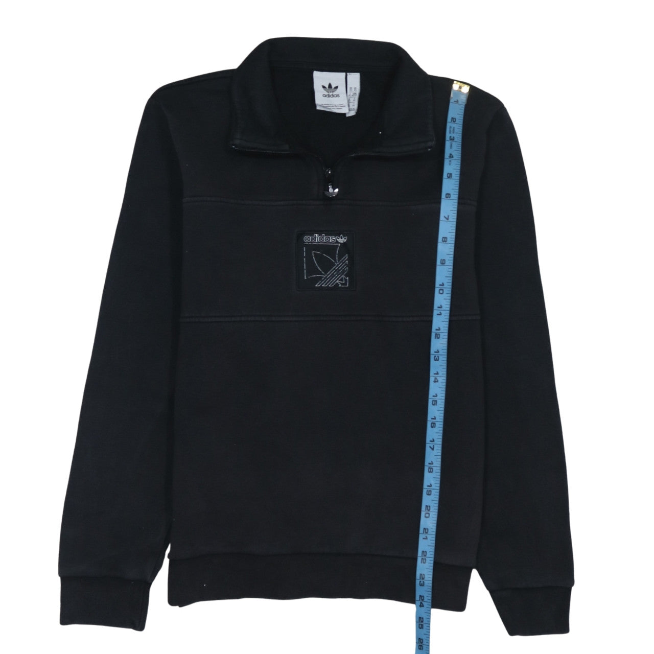 Adidas Men’s Black XS 1/4 Zip Fleece Sweatshirt Pullover