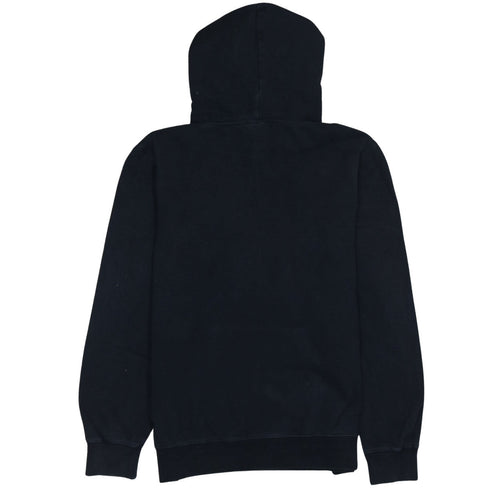Champion Mens Black Small Pullover Hoodie Logo Sweatshirt