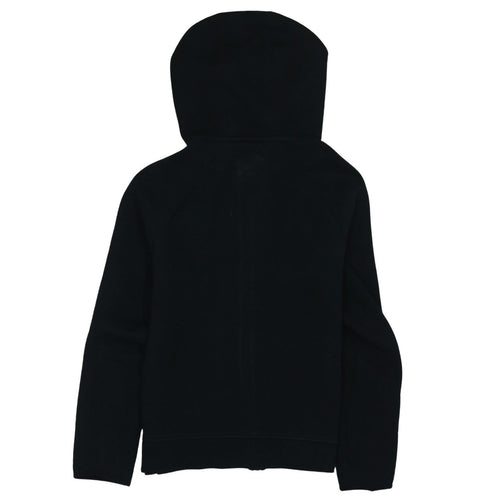 Nike Boys Black XL Full Zip Fleece Hoodie with Logo Detail