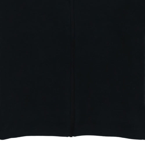 Nike Boys Black XL Full Zip Fleece Hoodie with Logo Detail