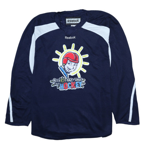 Reebok Men's Blue 2XL Pullover Hockey Graphic Sweatshirt