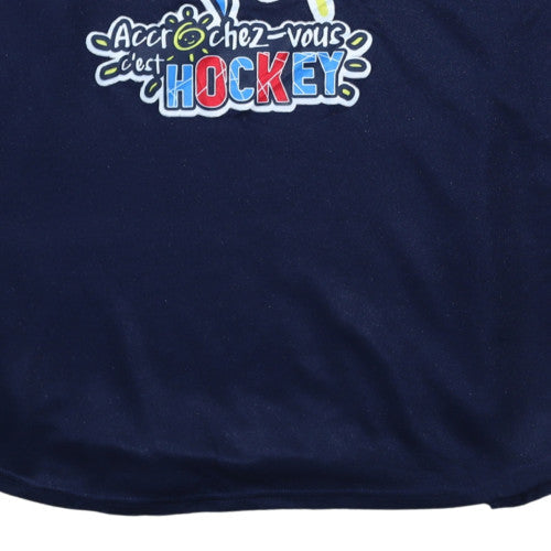 Reebok Men's Blue 2XL Pullover Hockey Graphic Sweatshirt