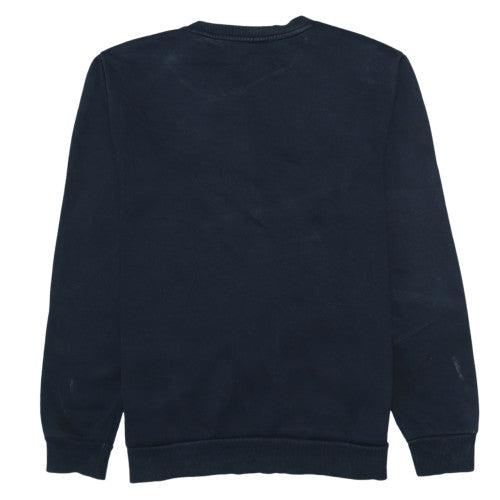 Puma Mens Blue Crew Neck Logo Pullover Sweatshirt Size M