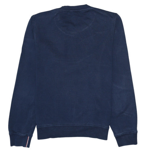 Lacoste LIVE Men's Navy Blue Crew Neck Cotton Sweatshirt Size L
