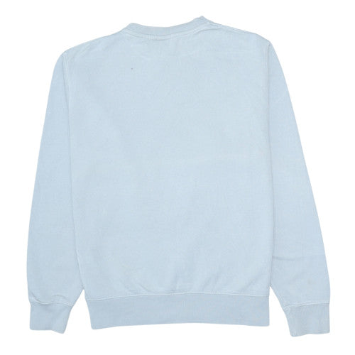 Nike Womens Blue Cotton Blend Pullover Sweatshirt M