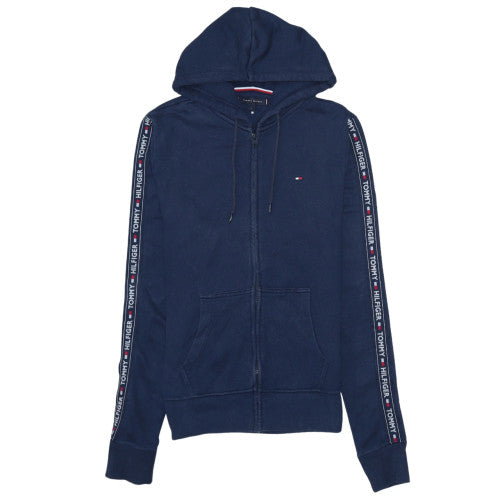 Tommy Hilfiger Men's Blue Full Zip Logo Hoodie Size S