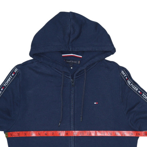 Tommy Hilfiger Men's Blue Full Zip Logo Hoodie Size S