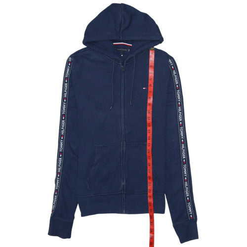 Tommy Hilfiger Men's Blue Full Zip Logo Hoodie Size S