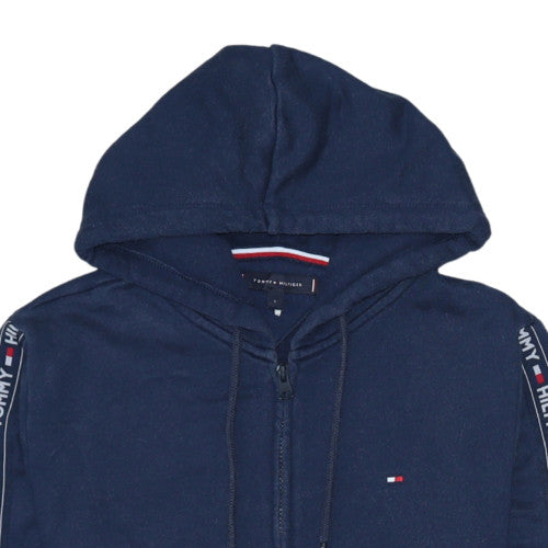 Tommy Hilfiger Men's Blue Full Zip Logo Hoodie Size S