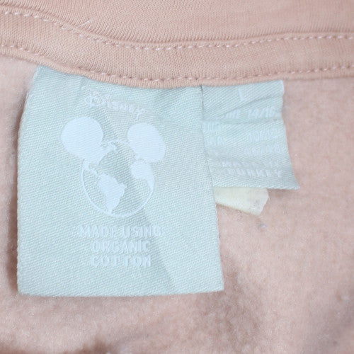 Primark Cares Disney Womens Beige Hoodie L Organic Cotton Mickey & Minnie