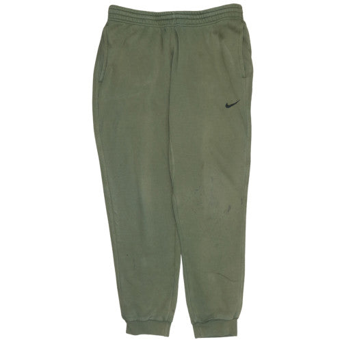 Nike Men's Green Sweatpants Joggers L Cotton Blend Activewear