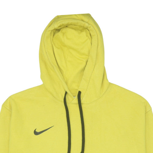 Nike Womens Yellow Pullover Hoodie XXL Relaxed Fit Cotton Blend