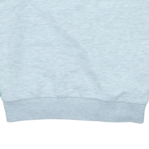 Fila Womens Mint Green Grey Colourblock Sweatshirt S
