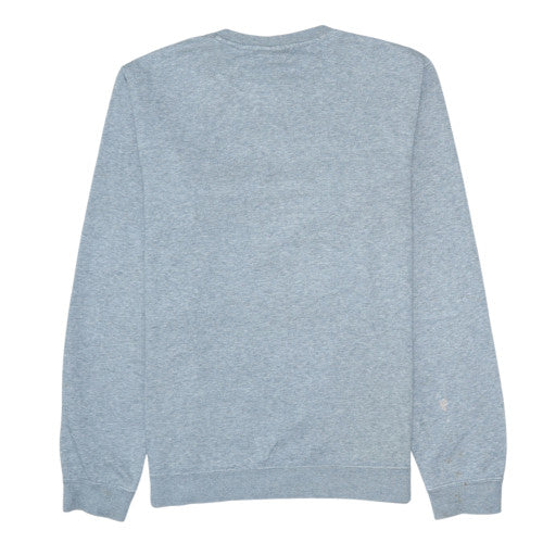 Nike Men's Grey Crew Neck Graphic Print Sweatshirt M