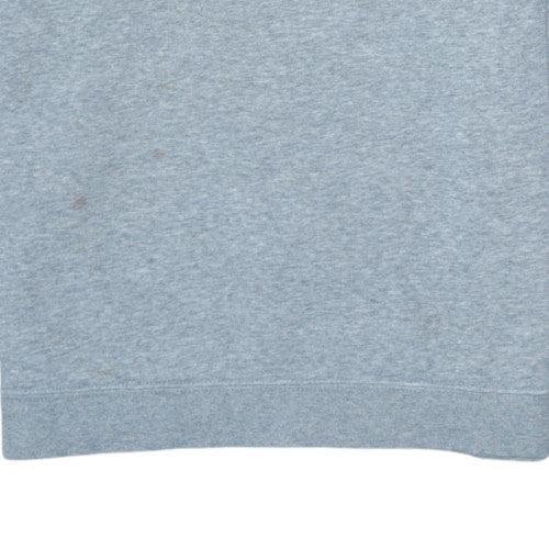 Nike Men's Grey Crew Neck Graphic Print Sweatshirt M