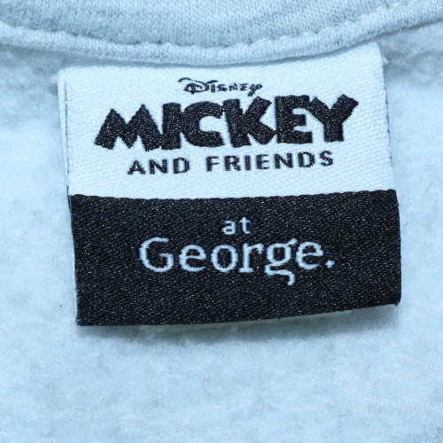 Disney Mickey & Friends Grey Sweatshirt Women S 8-10 Crew Neck Graphic