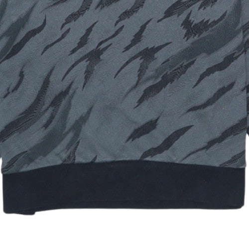 Adidas Boys Grey Camouflage Hooded Pullover Sweatshirt Size 11-12 Years