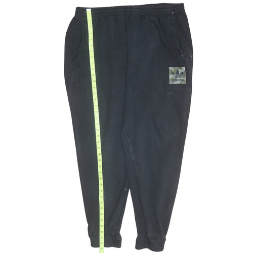adidas Mens Black 2XL Jogger Sweatpants Fleece Activewear Trousers