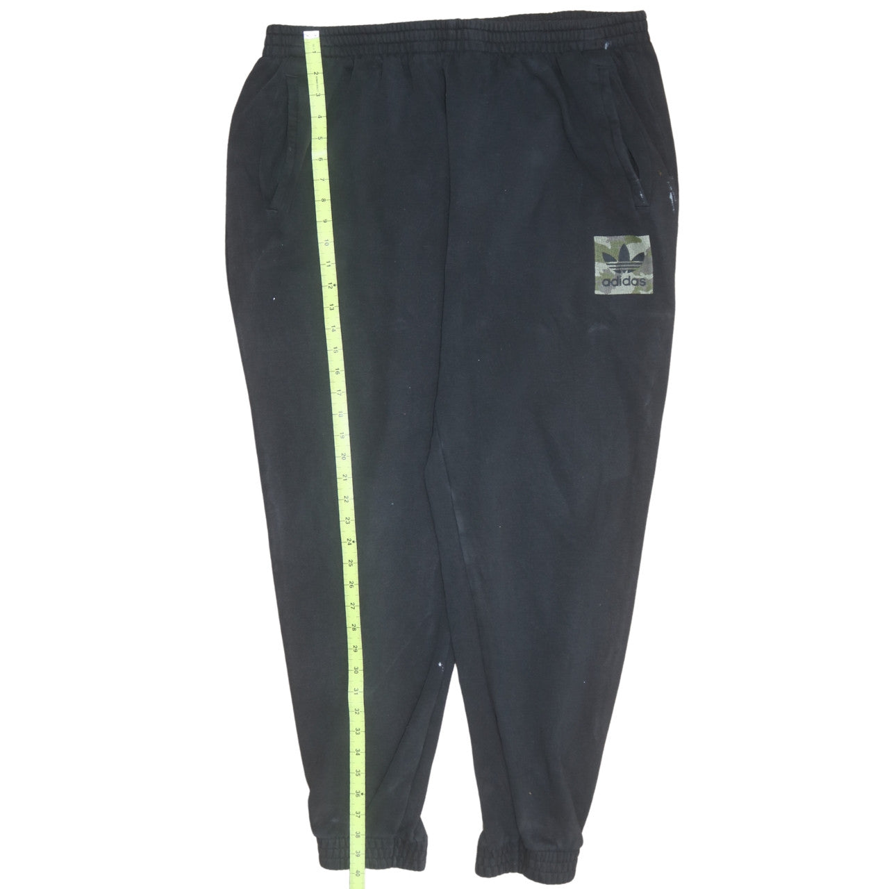 adidas Mens Black 2XL Jogger Sweatpants Fleece Activewear Trousers