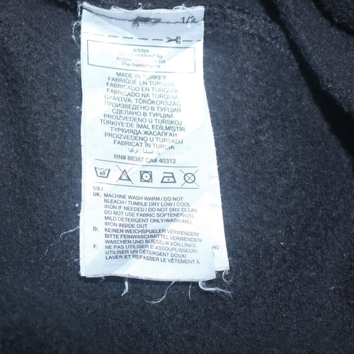 adidas Mens Black 2XL Jogger Sweatpants Fleece Activewear Trousers