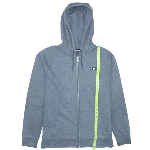 Nike Men's Grey Full Zip Hoodie Size M Regular Fit