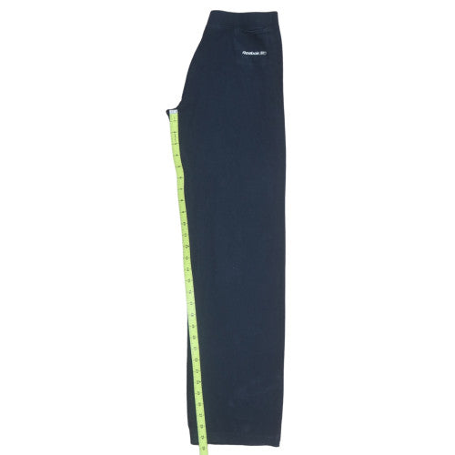 Reebok Womens Black Size 10 Straight Leg Sweatpants