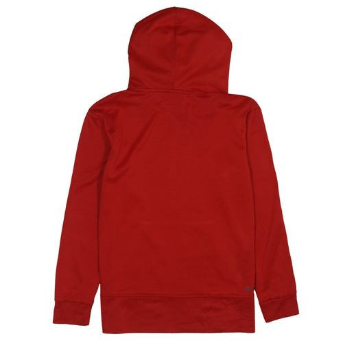 Adidas Women's Red Hooded Pullover Sweatshirt Size S