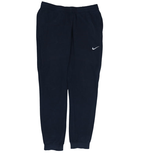Nike Men's Blue Fleece Jogger Trousers Size L Regular Fit