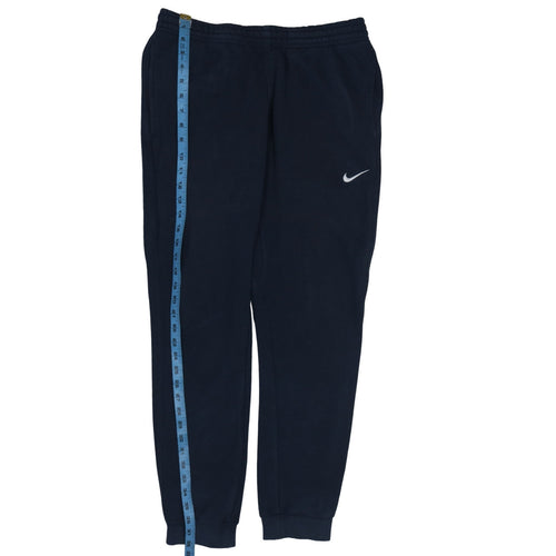 Nike Men's Blue Fleece Jogger Trousers Size L Regular Fit