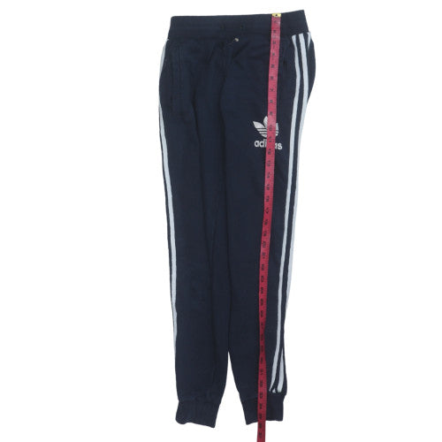 Adidas Mens Blue Jogger Sweatpants Size S Elastic Waist Classic Fit