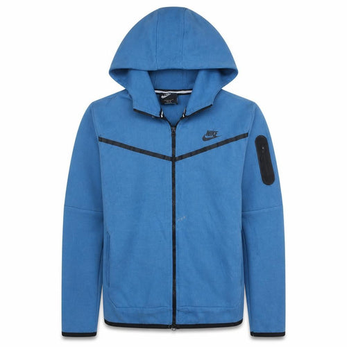 Nike Boys Blue Full Zip Hoodie Size 10-11 Years Regular Fit