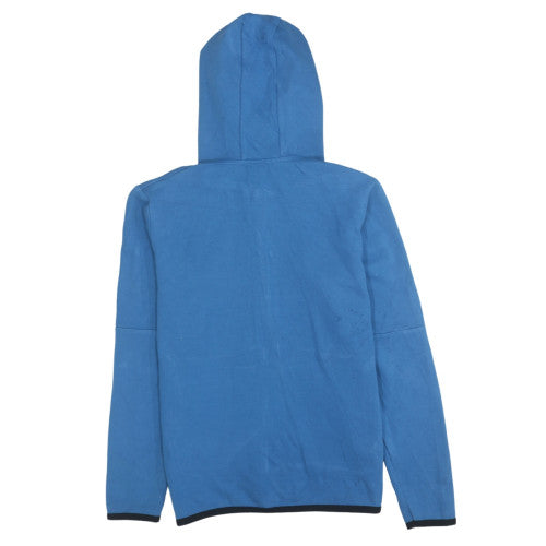 Nike Boys Blue Full Zip Hoodie Size 10-11 Years Regular Fit