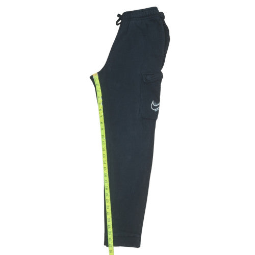 Nike Boys Black XL Jogger Fleece Activewear Trousers with Cargo Pockets