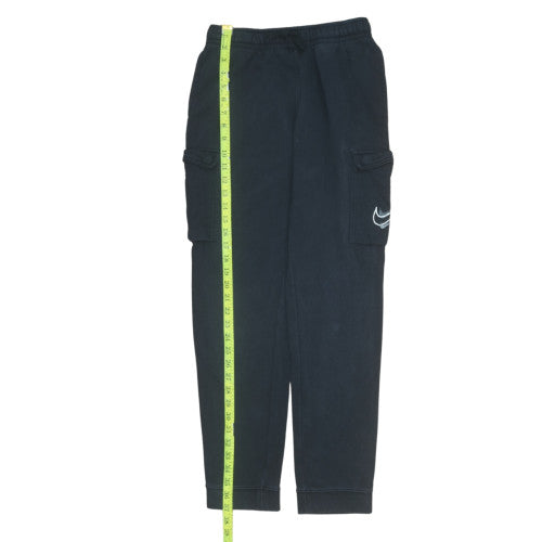 Nike Boys Black XL Jogger Fleece Activewear Trousers with Cargo Pockets