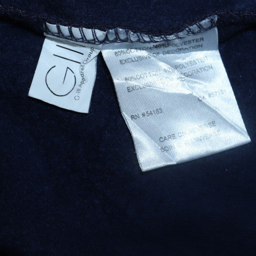 NFL Womens Navy Blue Full Zip Hoodie XL New England Patriots