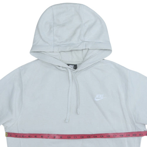 Nike Men's White Pullover Hoodie Small Regular Fit Fleece