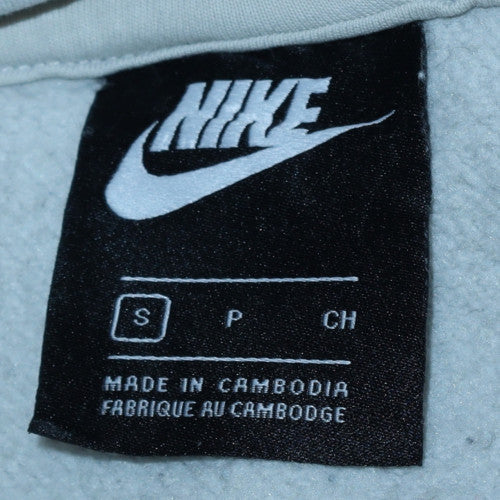 Nike Men's White Pullover Hoodie Small Regular Fit Fleece