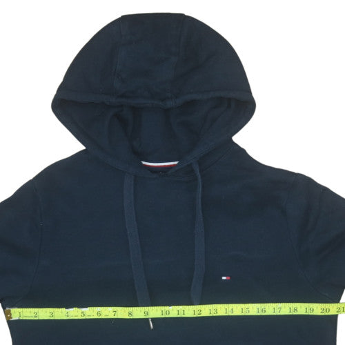 Tommy Hilfiger Men's Navy Pullover Hoodie Medium Cotton Blend