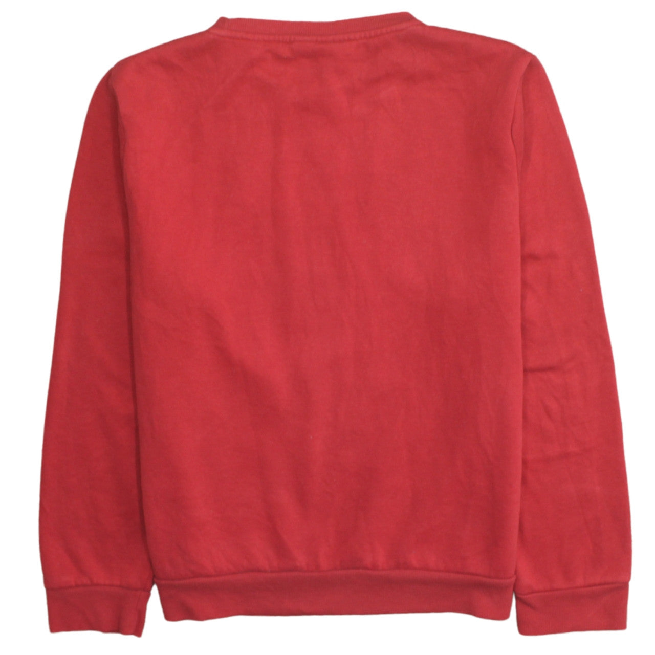 Disney Womens Red Mickey Mouse Pullover Sweatshirt Size M 10/12