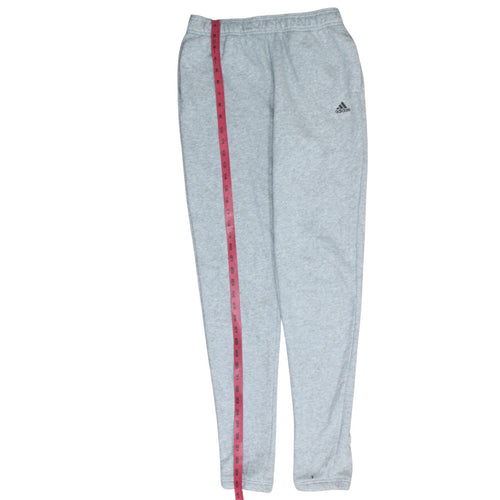 Adidas Boys Grey Sweatpants 15-16 Yrs Regular Fit Activewear Trousers