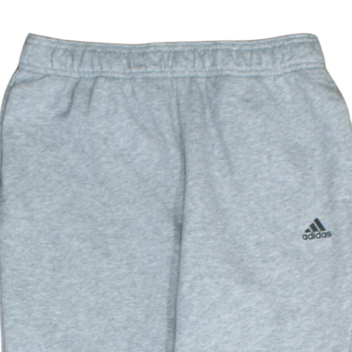 Adidas Boys Grey Sweatpants 15-16 Yrs Regular Fit Activewear Trousers