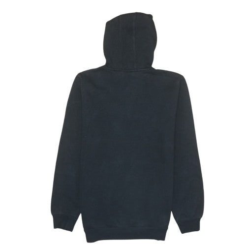 Adidas Boys Black Pullover Hoodie 11-12 Years Cotton Fleece Logo Sweatshirt