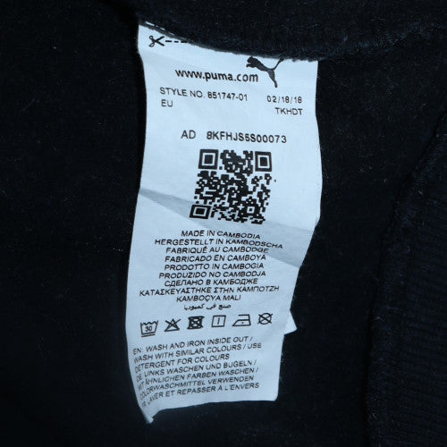 Puma Men's Black Logo Pullover Sweatshirt Size M